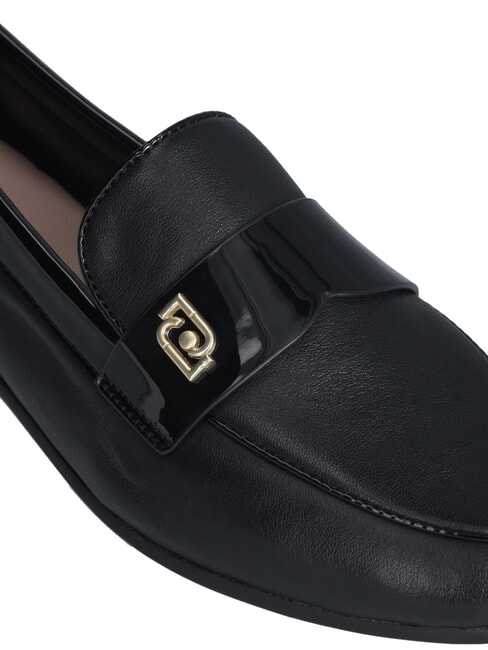 EMEL 05 Mocassini in pelle nero - Scarpe Donna