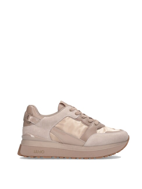 MAXI WONDER 91 Sneakers platform inserti vernice neutro - Scarpe Donna