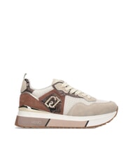 LIUJO MAXI WONDER 01 Sneakers platform con dettagli python rope/chocolate - Scarpe Donna - 3