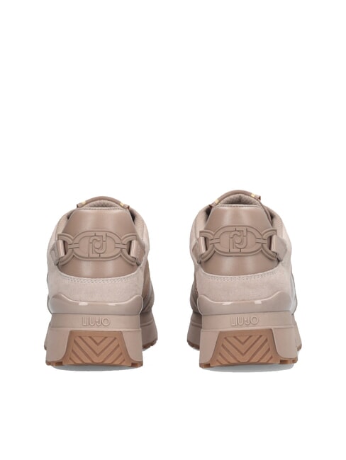 MAXI WONDER 91 Sneakers platform inserti vernice neutro - Scarpe Donna