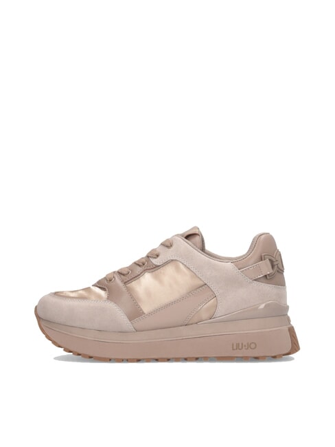 MAXI WONDER 91 Sneakers platform inserti vernice neutro - Scarpe Donna