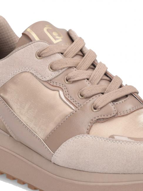 MAXI WONDER 91 Sneakers platform inserti vernice neutro - Scarpe Donna