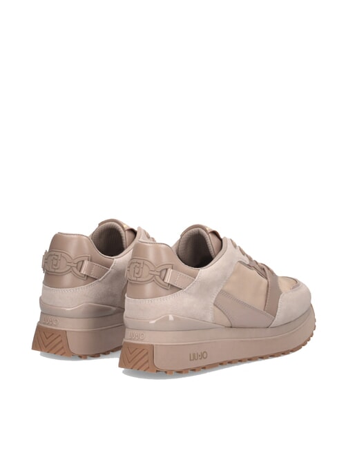 MAXI WONDER 91 Sneakers platform inserti vernice neutro - Scarpe Donna