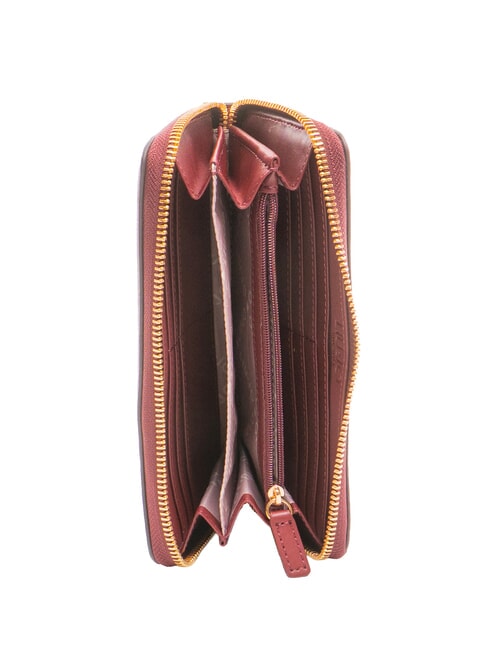 CALIWEN Portafoglio grande zip around red wine - Portafogli Donna