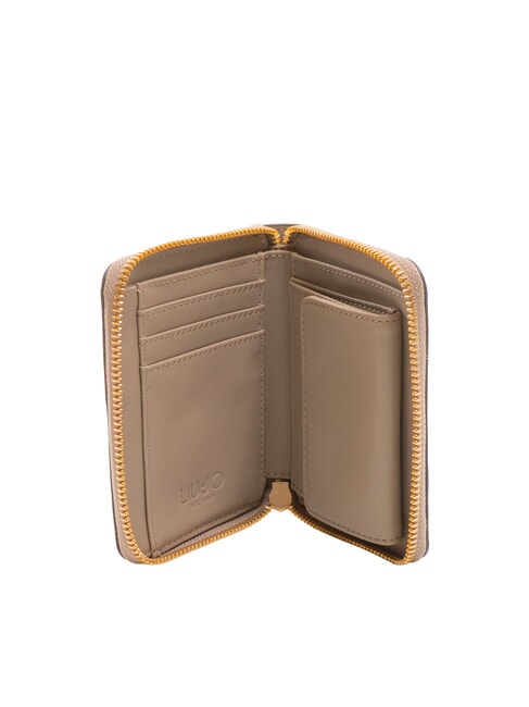 CALIWEN Portafoglio medio zip around desert taupe - Portafogli Donna