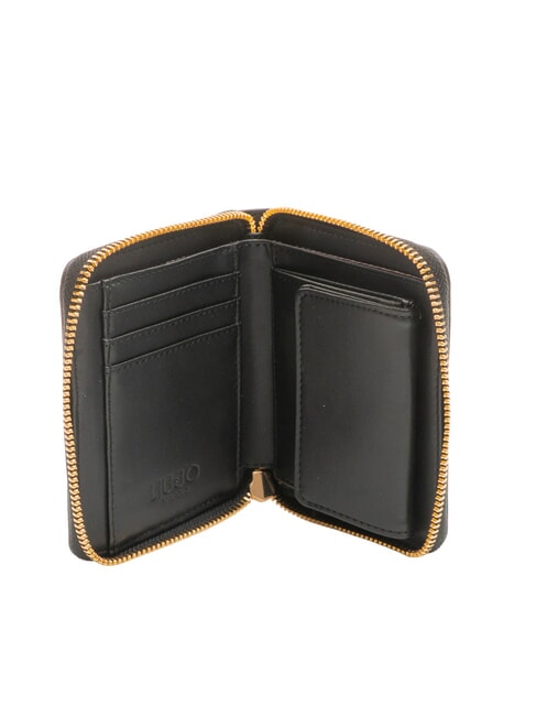 CALIWEN Portafoglio medio zip around NERO - Portafogli Donna