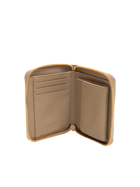 CALIWEN Portafoglio medio zip around desert taupe - Portafogli Donna