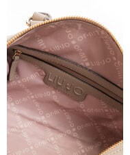 LIUJO EVRIM Borsa a bauletto con borchiette desert taupe - Borse Donna - 5