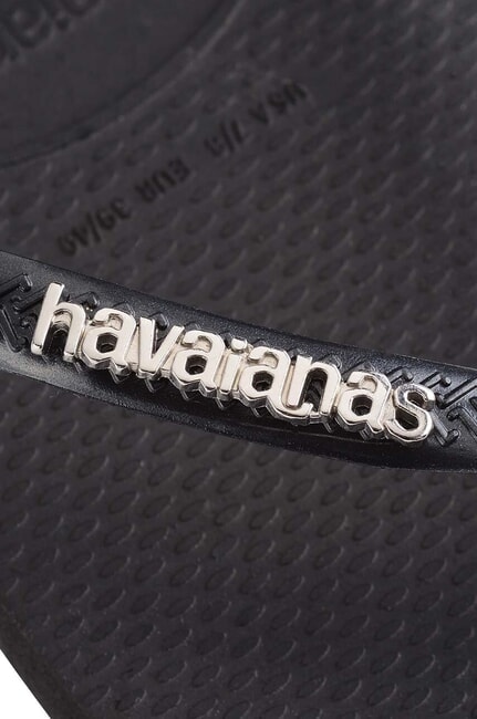SQUARE LOGO Infradito black/silver - Scarpe Donna