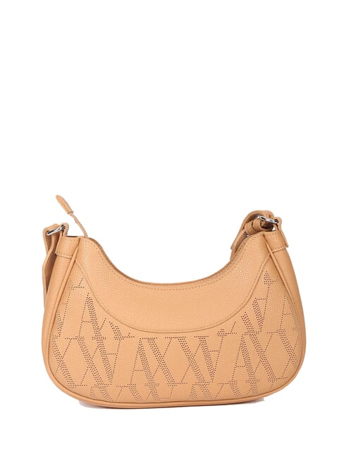 WAVE Borsa media traforata a tracolla camel rose - Borse Donna