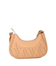 ARMANI EXCHANGE WAVE Borsa media traforata a tracolla camel rose - Borse Donna - 3