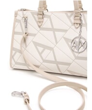 ARMANI EXCHANGE GYNGER Borsa a mano con tracolla white/valley - Borse Donna - 3