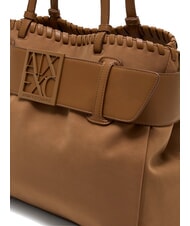 ARMANI EXCHANGE SUSIE SOFT Borsa shopping media light whisky - Borse Donna - 4