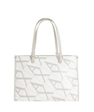 ARMANI EXCHANGE GYNGER Borsa a spalla stampa logo all over white/valley - Borse Donna - 2