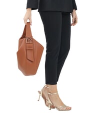 ARMANI EXCHANGE SUSIE SOFT Borsa sacca grande a spalla whisky - Borse Donna - 4