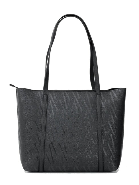 SILVYE MONOGRAM Borsa shopping a spalla black/black - Borse Donna
