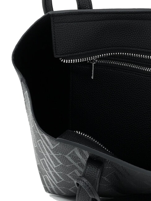 SILVYE MONOGRAM Borsa shopping a spalla black/black - Borse Donna