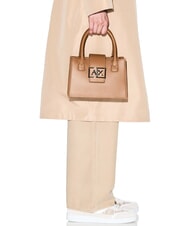 ARMANI EXCHANGE JODIE Borsa a cartelletta mini camel rose - Borse Donna - 7