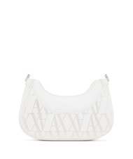 ARMANI EXCHANGE WAVE Borsa media traforata a tracolla brilliant white - Borse Donna - 4