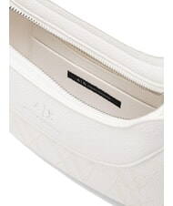ARMANI EXCHANGE WAVE Borsa media traforata a tracolla brilliant white - Borse Donna - 5