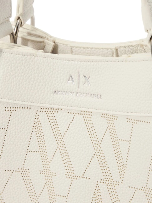 WAVE Borsa media traforata con tracolla brilliant white - Borse Donna