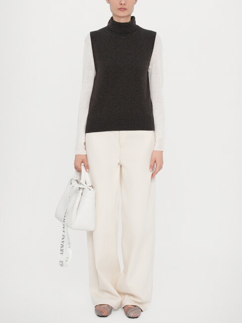 WAVE Borsa media traforata con tracolla brilliant white - Borse Donna