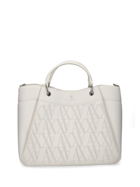 WAVE Borsa a mano grande traforata brilliant white - Borse Donna