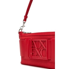 ARMANI EXCHANGE SUSIE STRAW Borsa a spalla con logo red - Borse Donna - 3