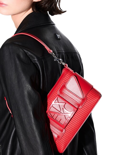 SUSIE STRAW Borsa a spalla con logo red - Borse Donna