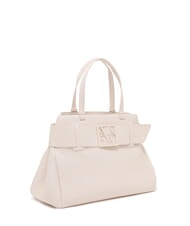 ARMANI EXCHANGE SUSIE SOFT Borsa a spalla con fibbia logata off white - Borse Donna - 2