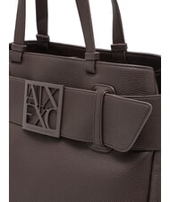 ARMANI EXCHANGE SUSIE SOFT Borsa a spalla con fibbia logata hot fudge - Borse Donna - 4