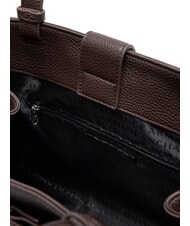 ARMANI EXCHANGE SUSIE SOFT Borsa a spalla con fibbia logata hot fudge - Borse Donna - 5