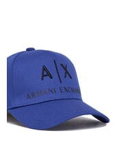 ARMANI EXCHANGE BASEBALL HAT Cappellino ricamo logo mazarine blue - Cappelli - 3