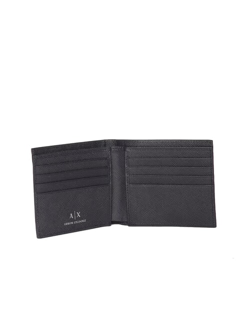 BARCELONA Portafoglio bifold in pelle saffiano deep navy - Portafogli Uomo