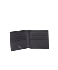 ARMANI EXCHANGE BARCELONA Portafoglio bifold in pelle saffiano - Portafogli Uomo