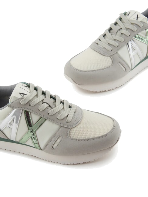RIO Sneakers grey+d.frosty green - Scarpe Donna