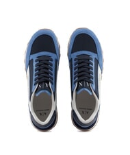 ARMANI EXCHANGE OSAKA Sneakers Uomo blue+navy+off white - Scarpe Uomo - 3