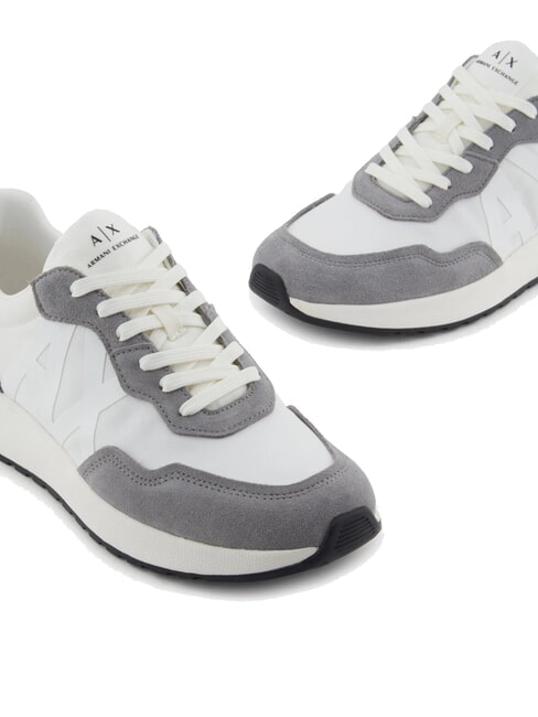 A|X Sneakers con maxi logo laterale neutral grey+off wht - Scarpe Uomo