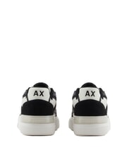 ARMANI EXCHANGE A|X Sneakers con dettagli in pelle suede bla/ofwh - Scarpe Uomo - 5