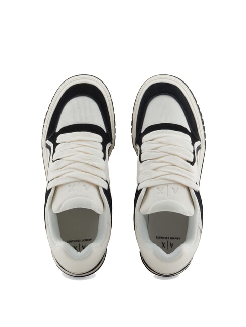 A|X Sneakers over con inserti a contrasto off white+black - Scarpe Uomo