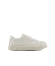 ARMANI EXCHANGE A|X Sneakers basic con impunture WHITE / OFF WHITE - Scarpe Uomo - 2