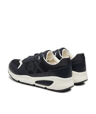 ARMANI EXCHANGE A|X Sneakers con logo laterale deep navy+off white - Scarpe Uomo - 4