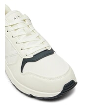 ARMANI EXCHANGE A|X Sneakers con logo laterale off white+jet set - Scarpe Uomo - 4