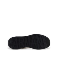 ARMANI EXCHANGE A|X Sneakers con maxi logo laterale neutral grey+off wht - Scarpe Uomo - 6