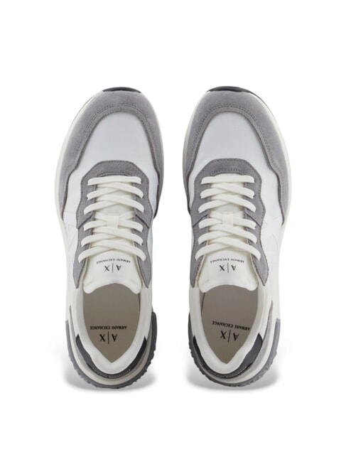 A|X Sneakers con maxi logo laterale neutral grey+off wht - Scarpe Uomo