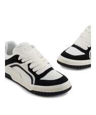 ARMANI EXCHANGE A|X Sneakers over con inserti a contrasto off white+black - Scarpe Uomo - 4