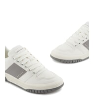 ARMANI EXCHANGE A|X Sneakers banda laterale a contrasto off white+neutr.grey - Scarpe Uomo - 4