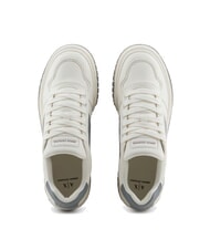 ARMANI EXCHANGE A|X Sneakers banda laterale a contrasto off white+neutr.grey - Scarpe Uomo - 3