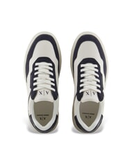 ARMANI EXCHANGE A|X Sneakers off white+deep navy - Scarpe Uomo - 4