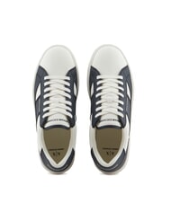 ARMANI EXCHANGE A|X Sneakers con inserti a contrasto off white+jet set - Scarpe Uomo - 3